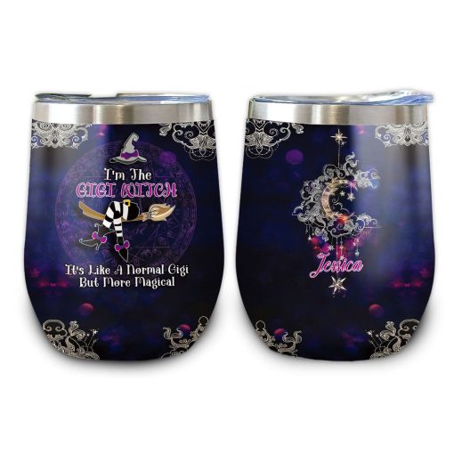 Gearhumans 2D Wicca GiGi Witch Custom Name Tumbler - Image 4