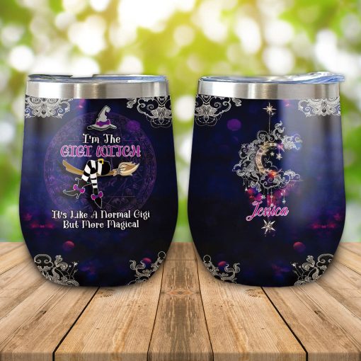 Gearhumans 2D Wicca GiGi Witch Custom Name Tumbler - Image 9