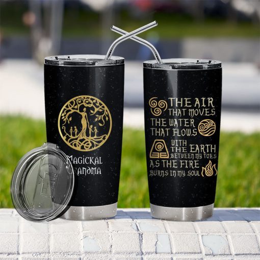 Gearhumans 3D Magikcal Grandma Custom Name Tumbler