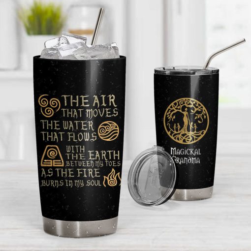 Gearhumans 3D Magikcal Grandma Custom Name Tumbler