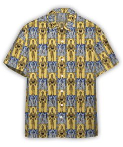 Gearhumans 3D S.W C3PO AND R2D2 Custom Hawaiian Shirt