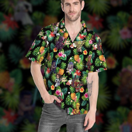 Gearhumans 3D S.W Tropical Vibe Custom Short Sleeves Shirt - Image 9
