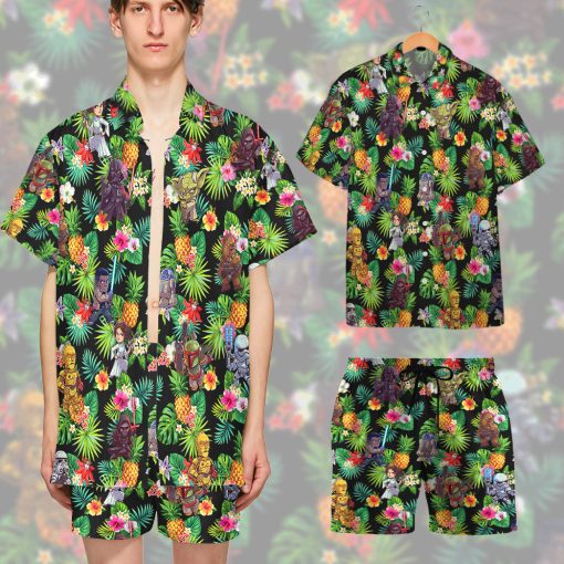Gearhumans 3D S.W Tropical Vibe Custom Short Sleeves Shirt - Image 11