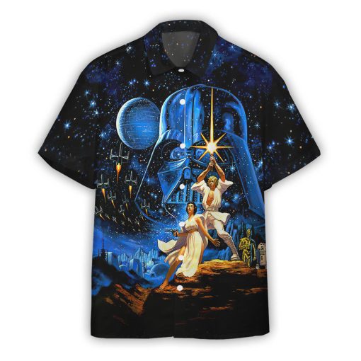 Gearhumans 3D S.W The Force Custom Short Sleeves Shirt