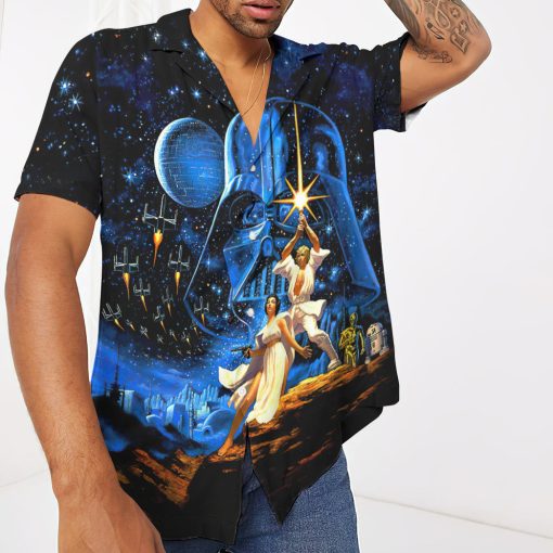 Gearhumans 3D S.W The Force Custom Short Sleeves Shirt - Image 3