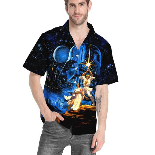 Gearhumans 3D S.W The Force Custom Short Sleeves Shirt - Image 4