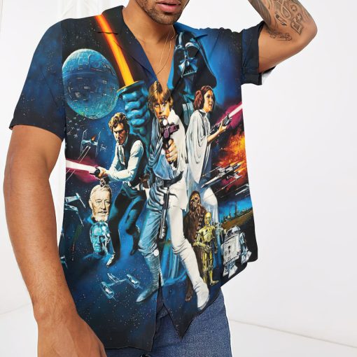 Gearhumans 3D S.W The Force 2 Custom Short Sleeves Shirt 3 Gearhumans 3D S.W The Force 2 Custom Short Sleeves Shirt - Image 3