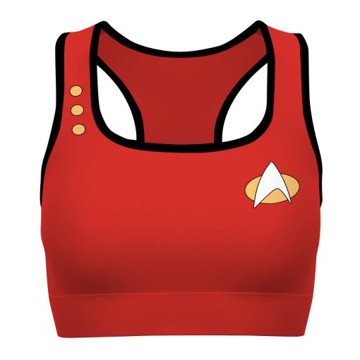 Gearhumans 3D S.T Red Custom Sport Bra 1 Gearhumans 3D S.T Red Custom Sport Bra