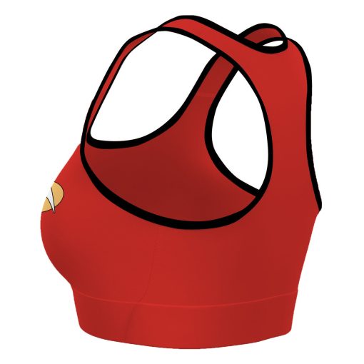 Gearhumans 3D S.T Red Custom Sport Bra 4 Gearhumans 3D S.T Red Custom Sport Bra - Image 4