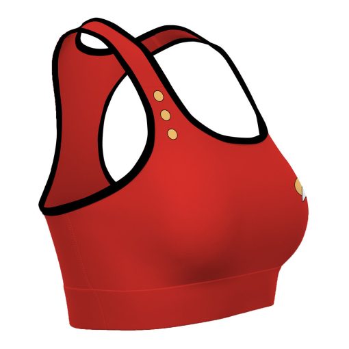 Gearhumans 3D S.T Red Custom Sport Bra 3 Gearhumans 3D S.T Red Custom Sport Bra - Image 3