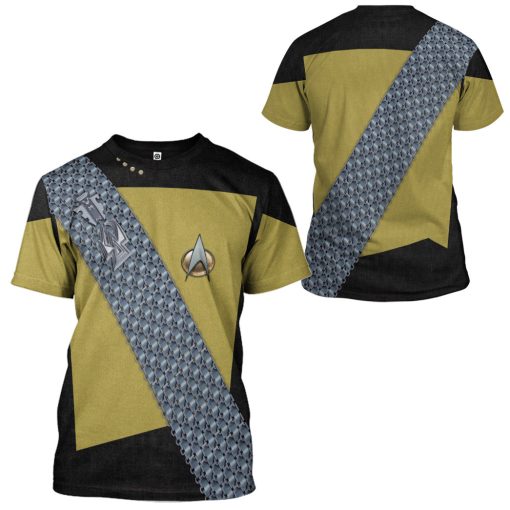 Gearhumans 3D S.T Worf Cosplay Custom Tshirt Hoodie Apparel 7 Gearhumans 3D S.T Worf Cosplay Custom Tshirt Hoodie Apparel - Image 7