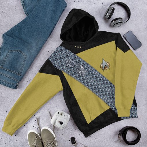 Gearhumans 3D S.T Worf Cosplay Custom Tshirt Hoodie Apparel 13 Gearhumans 3D S.T Worf Cosplay Custom Tshirt Hoodie Apparel - Image 13