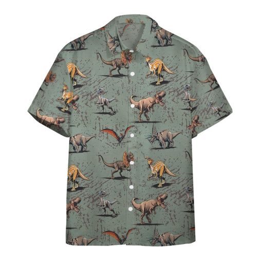 Gearhumans 3D J.P Dinosaur Custom Hawaiian Shirt