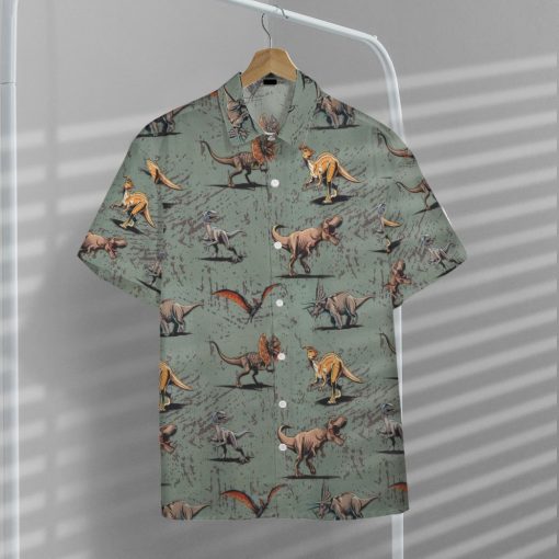 Gearhumans 3D J.P Dinosaur Custom Hawaiian Shirt - Image 6