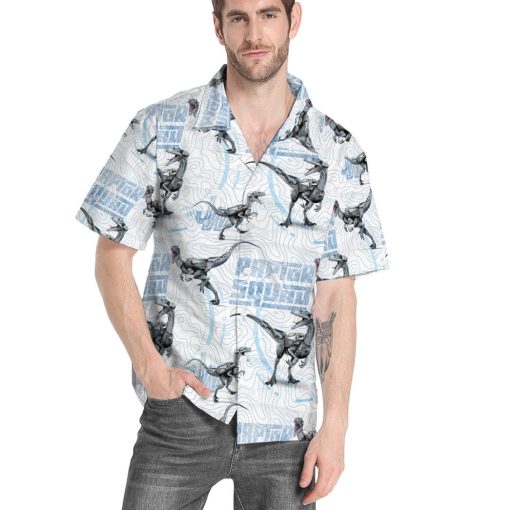 Gearhumans 3D Raptor Squad Custom Hawaiian Shirt - Image 5