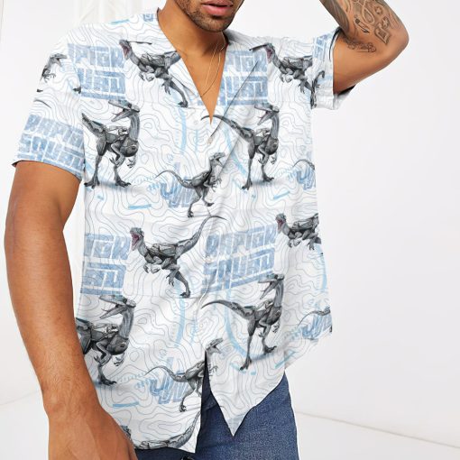 Gearhumans 3D Raptor Squad Custom Hawaiian Shirt - Image 3