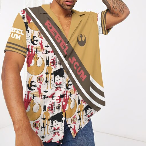 Gearhumans 3D SW Rebel Scum Custom Hawaii Shirt - Image 3