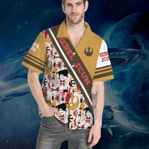 Gearhumans 3D SW Rebel Scum Custom Hawaii Shirt - Image 7