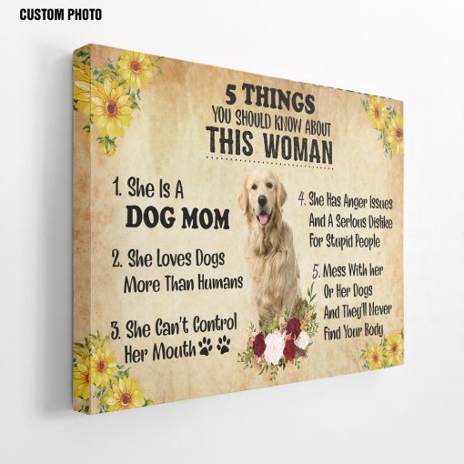 Gearhumans 3D Things You Should Know About This Woman Mothers Day Custom Photo Canvas - Image 2