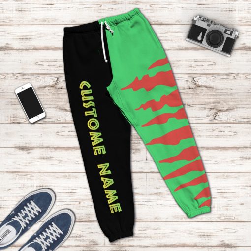 Gearhumans 3D J.P Dinosaur Tour Custom Name Sweatpants - Image 4