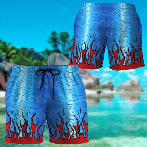 Gearhumans 3D Drag Racing Custom Men Shorts 5 Gearhumans 3D Drag Racing Custom Men Shorts - Image 5