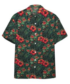 Gearhumans 3D Man Eating Flower Tropical Vibe Custom Hawaii Shirt