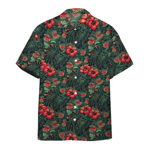 Gearhumans 3D Man Eating Flower Tropical Vibe Custom Hawaii Shirt