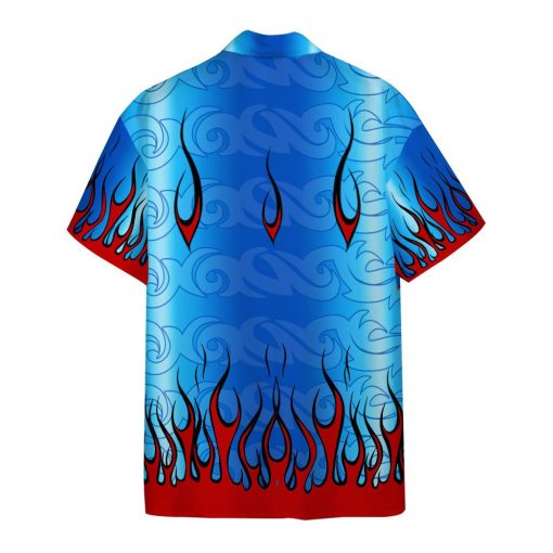 Gearhumans 3D Drag Racing Custom Hawaii Shirt - Image 3