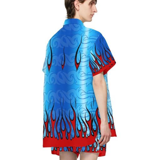 Gearhumans 3D Drag Racing Custom Hawaii Shirt - Image 9