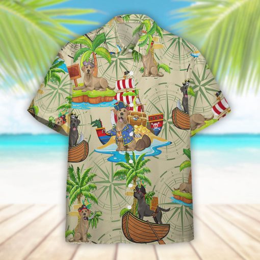 Gearhumans 3D Labrador Pirate x Hawaii Custom Hawaiian Shirt - Image 8