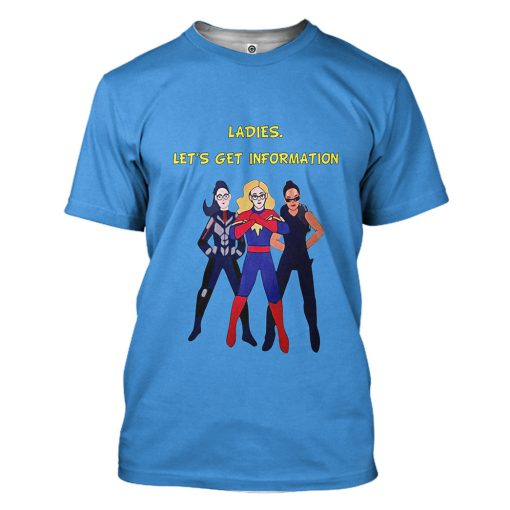 Gearhumans 3D Ladies Let's Get Information Custom Tshirt Hoodie Apparel