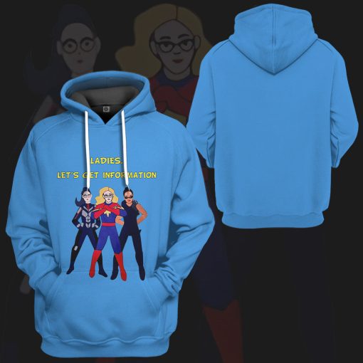 Gearhumans 3D Ladies Let's Get Information Custom Tshirt Hoodie Apparel