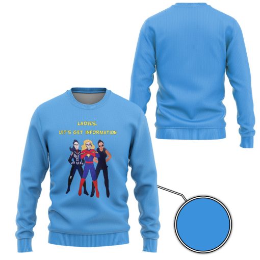 Gearhumans 3D Ladies Let's Get Information Custom Tshirt Hoodie Apparel