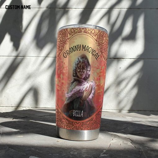 Gearhumans 3D Granny Magic Custom Name Tumbler - Image 4