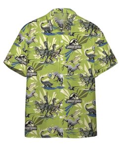 Gearhumans 3D J.P Jungle Rules Dinosaur Custom Hawaiian Shirt
