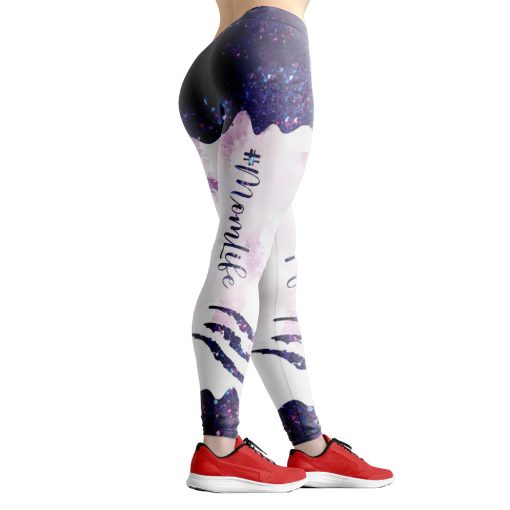 Gearhumans 3D Motherhood Mom Life Mothers Day Custom Legging