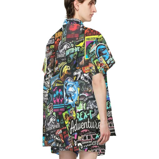 Gearhumans 3D J.P World Custom Hawaiian Shirt - Image 5