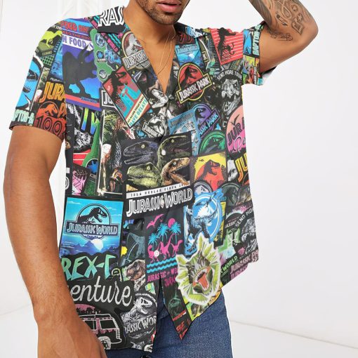 Gearhumans 3D J.P World Custom Hawaiian Shirt - Image 3