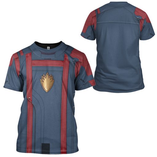 Gearhumans 3D Star Lord GOTG Thor 4 Cosplay Custom Tshirt Hoodie Apparel - Image 6