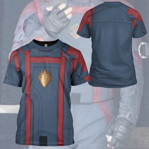 Gearhumans 3D Star Lord GOTG Thor 4 Cosplay Custom Tshirt Hoodie Apparel - Image 9