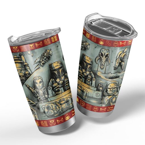 Gearhumans 3D S.W The Book of Boba Fett Custom Tumbler