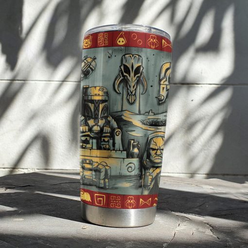Gearhumans 3D S.W The Book of Boba Fett Custom Tumbler