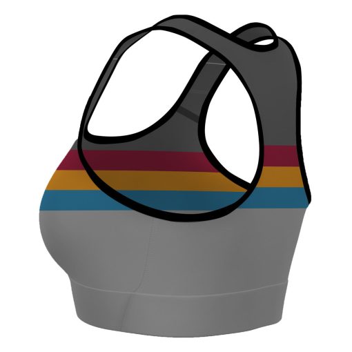 Gearhumans 3D S.T Wesley Crusher Custom Sport Bra