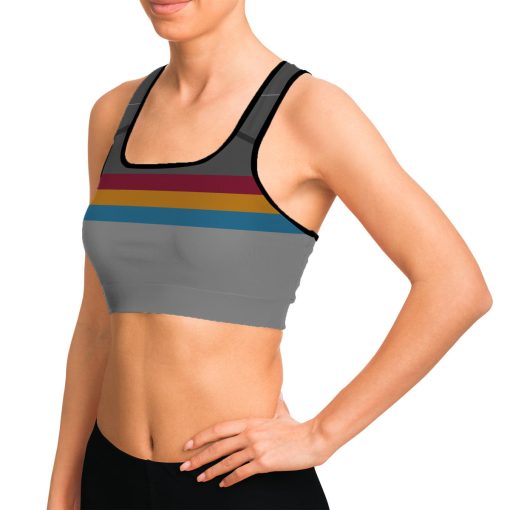 Gearhumans 3D S.T Wesley Crusher Custom Sport Bra