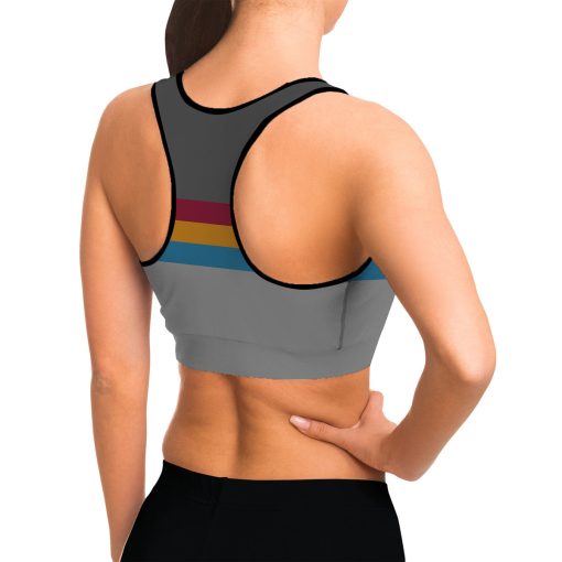 Gearhumans 3D S.T Wesley Crusher Custom Sport Bra
