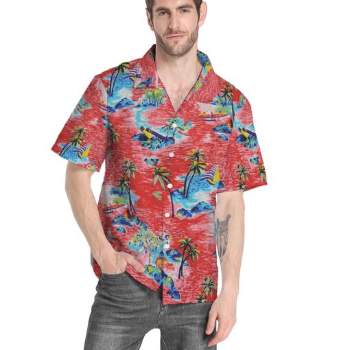 Gearhumans 3D True Romance Clarence Worley Custom Hawaiian Shirt - Image 4