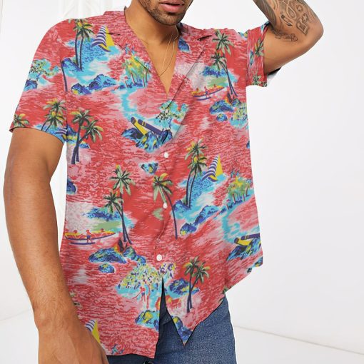 Gearhumans 3D True Romance Clarence Worley Custom Hawaiian Shirt - Image 3