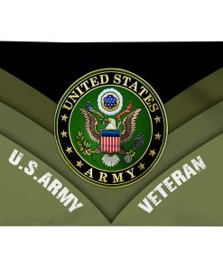 Gearhumans 3D Memorial Day US Army Veteran Custom Flag