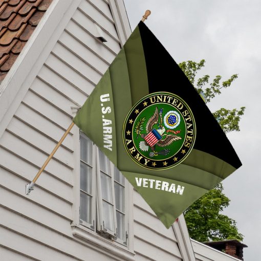 Gearhumans 3D Memorial Day US Army Veteran Custom Flag - Image 3