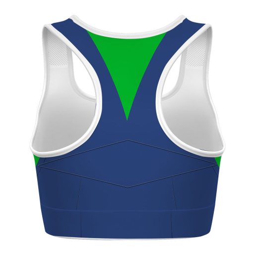 Gearhumans 3D Mario Luigi Custom Sport Bra